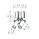 POS1064514-TR product specification sheet for mini trimless retractable light with 15°/24°/38°/50° beam angles.